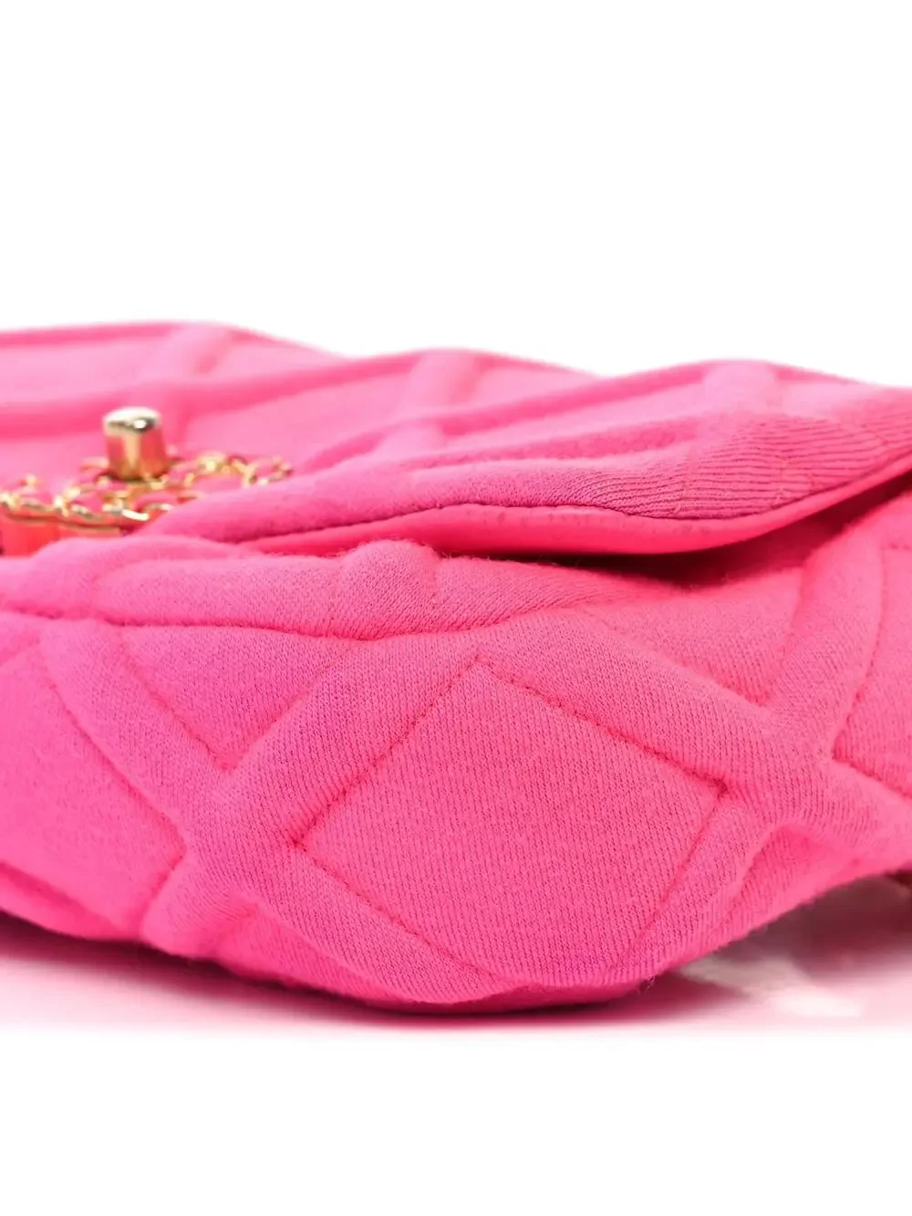 Jersey Quilted Chanel 19 Waist Bag Pink #258839C19B